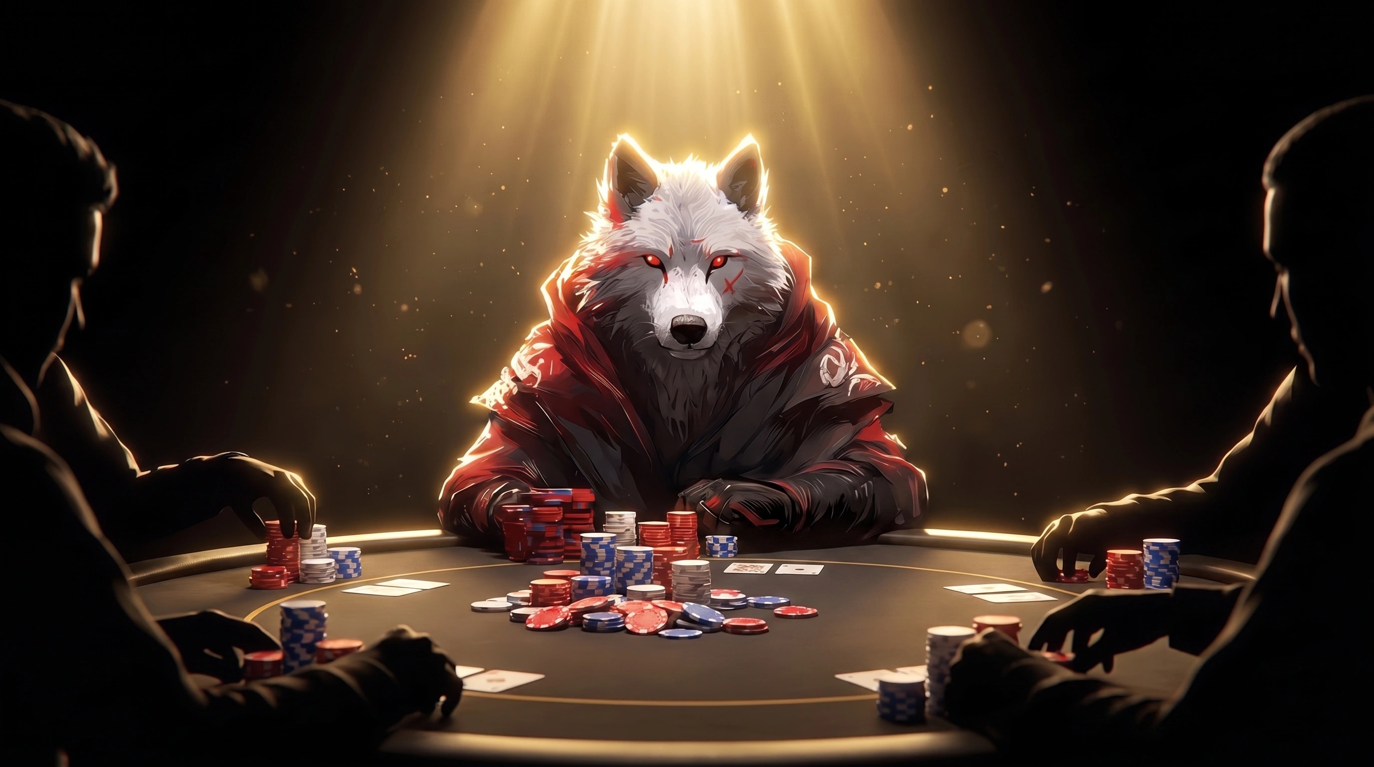Wolfispirit am Pokertisch